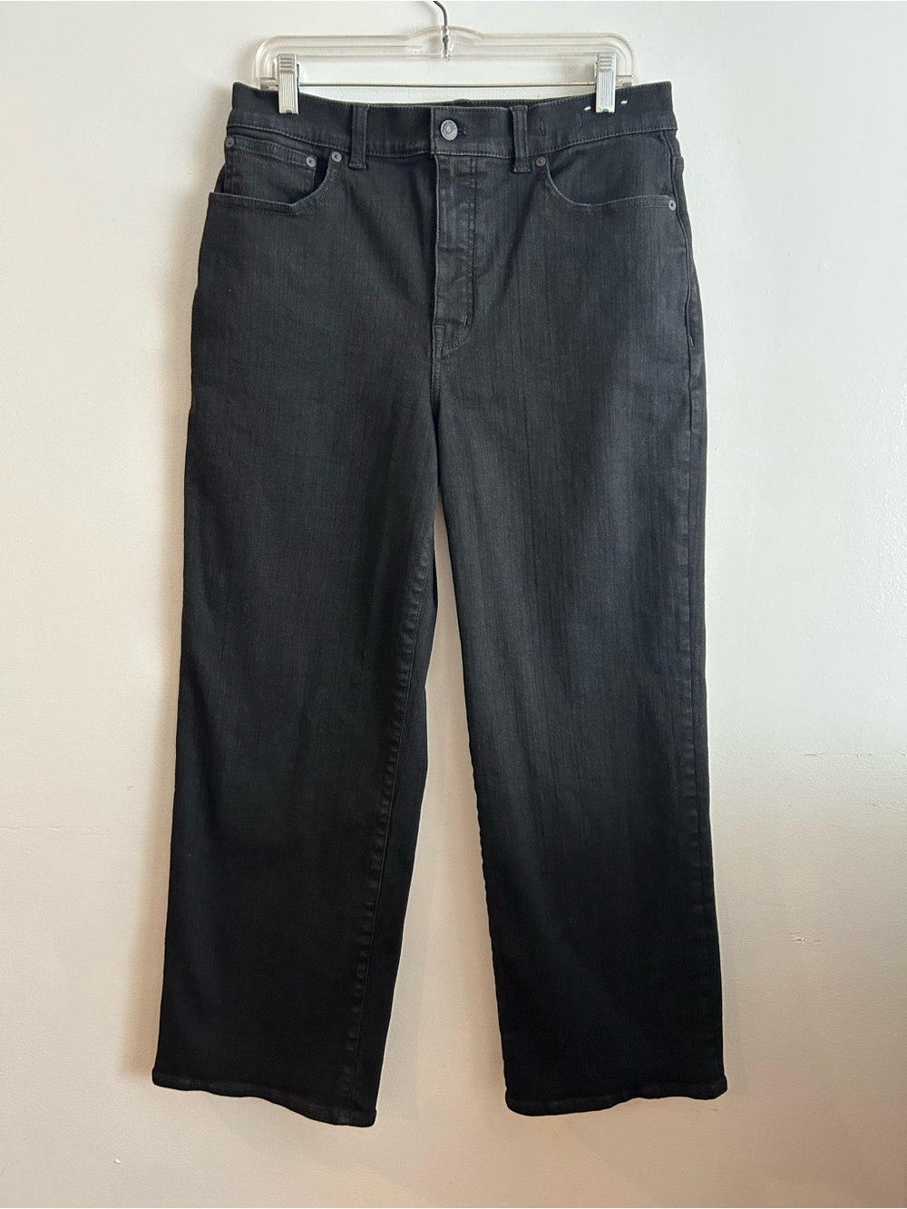 Madewell The Perfect Vintage Wide Leg Jean Black Size 31
